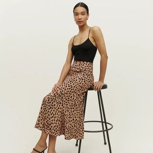 Like New Reformation Bea Skirt in Bobcat